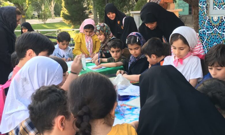 ایستگاه آموزشی و تفریحی در پارک مفاخر تبریز