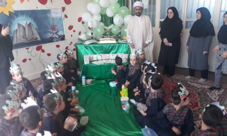 جشن قرآن در مدرسه شهید شکیب تبریز