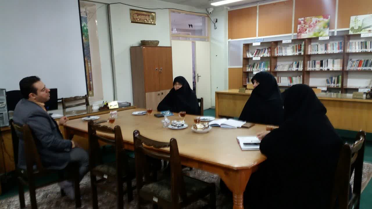 جلسه هماهنگی نشر معارف مهدوی در ناحیه یک آموزش و پرورش مشهد