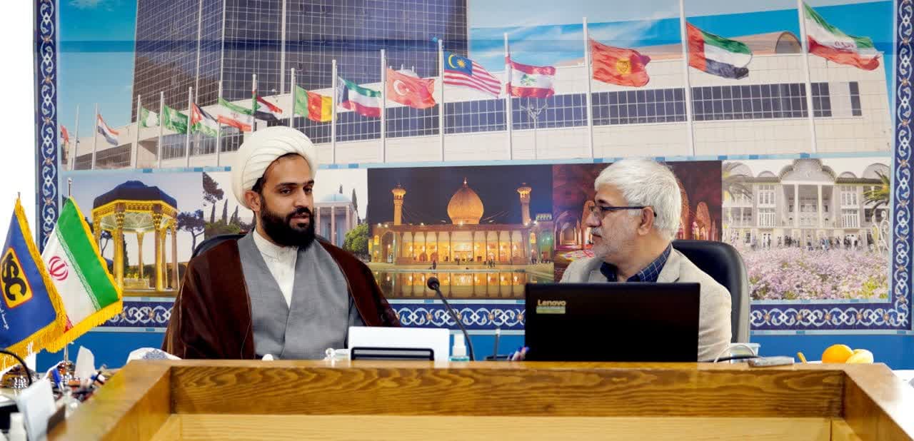 جلسه بنیاد استان فارس و مؤسسه استنادی و پایش علم و فناوری جهان اسلام