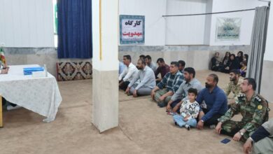 برگزاری معارف مهدویت ویژه خانواده های کارکنان پادگان شهید بابا عباس