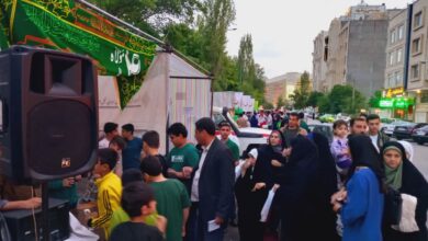 جشن کیلومتری عید غدیر خم در اردبیل