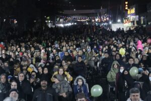 جشنی به وسعت یک شهر در پیاده راه ولیعصر (عج) شهر یزد