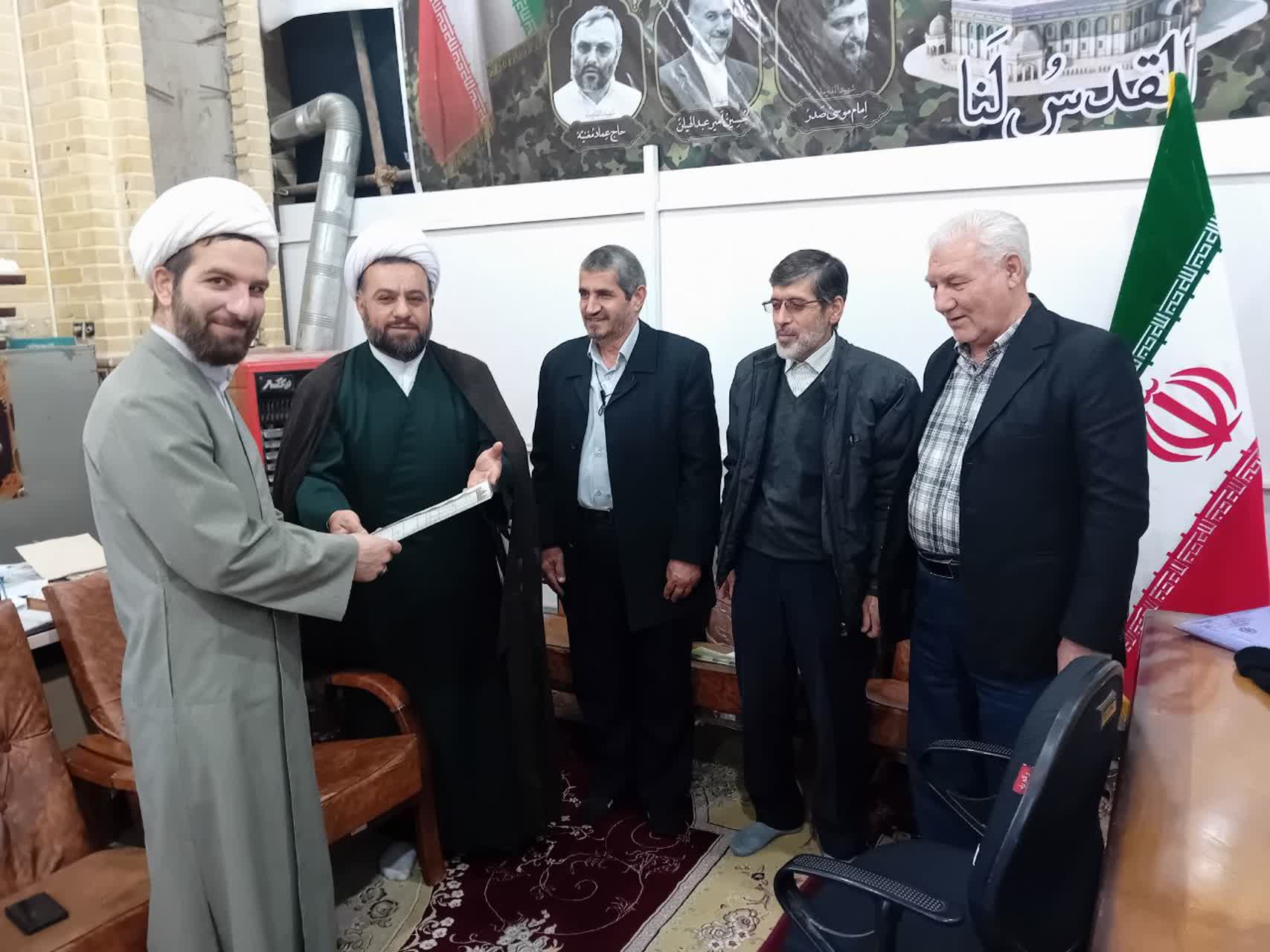 جلسه معارفه مسئول بنیاد حضرت مهدی موعود(عج) شهر اقبالیه برگزار شد.