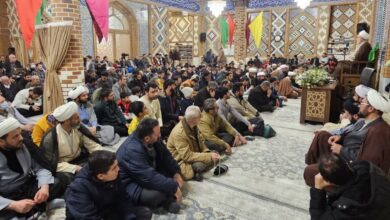 جشن میلاد منجی عالم بشریت در مسجد قائم بیجار