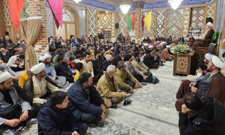 جشن میلاد منجی عالم بشریت در مسجد قائم بیجار