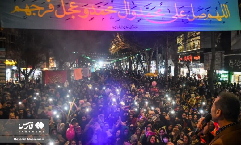 گزارش تصویری جشن‌های مردمی شب نیمه شعبان در استان خراسان شمالی