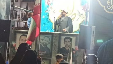 سخنرانی مدیر بنیاد لرستان در جمع مردم انقلابی خرم آباد در محله اسد آبادی