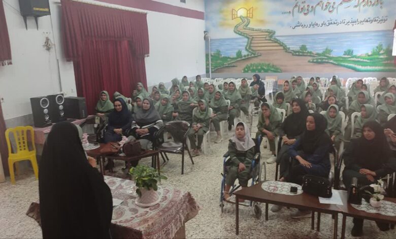 نشاط مهدوی در مدارس استثنایی نیشابور