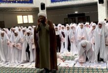 جشن تکلیف باشکوه دانش‌آموزان اردبیلی در مهدیه برگزار شد