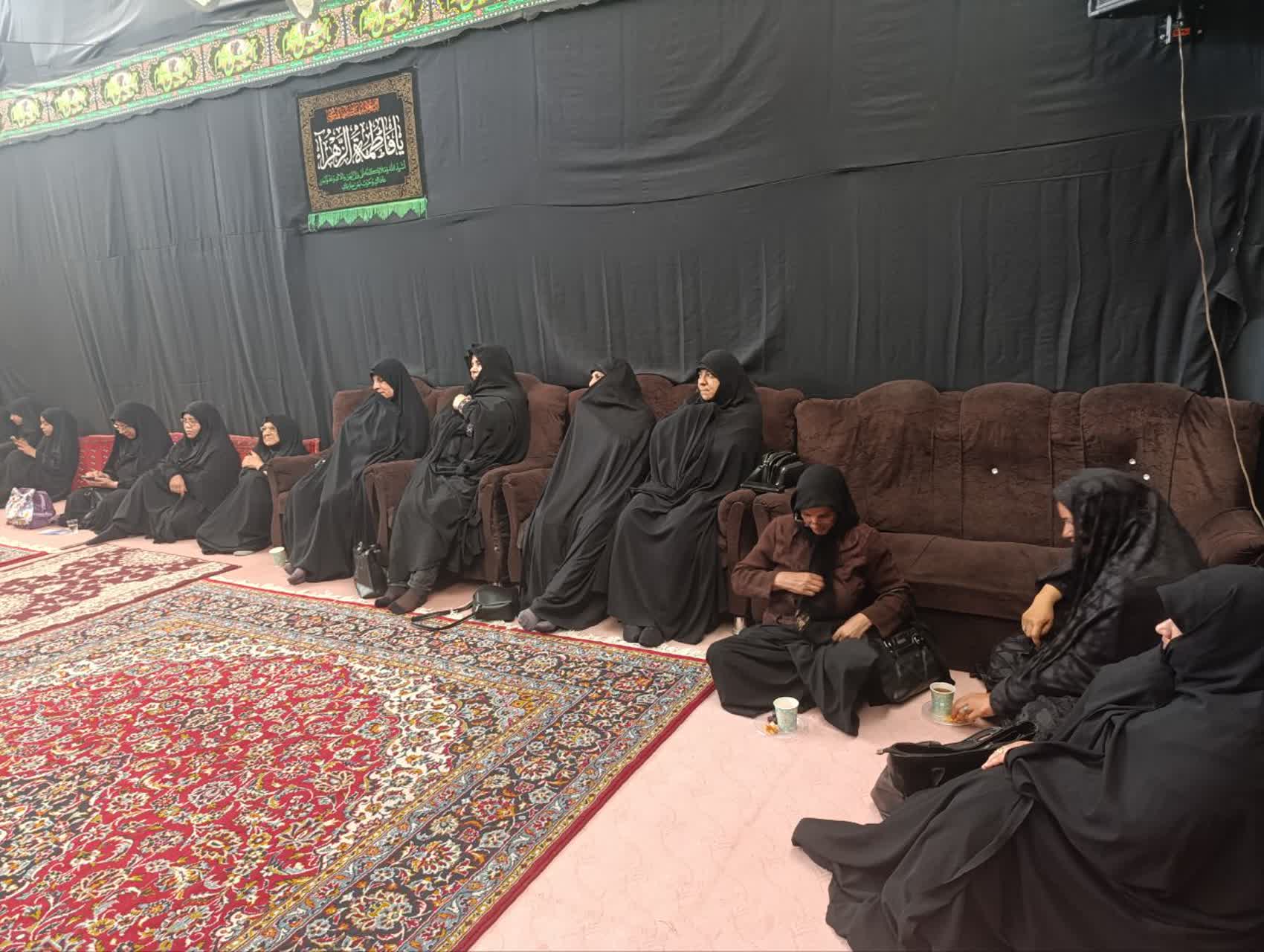 اولین جلسه مراسم عزاداری ماه محرم ویژه بانوان در بنیاد سیستان و بلوچستان 