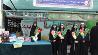برپایی موکب بنیاد مهدویت چهارمحال و بختیاری به مناسبت عید غدیر خم در شهرکرد