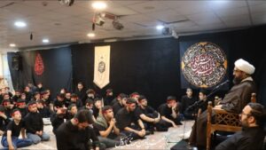 برگزاری هیئت عزاداری توسط یاوران بنیاد فرهنگی حضرت مهدی موعود (عج) در اردبیل