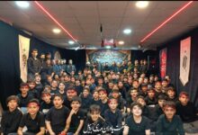 هیئت عزاداری توسط یاوران بنیاد فرهنگی حضرت مهدی موعود(عج) در اردبیل برگزار شد