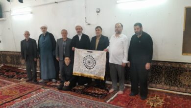 تحویل طرح شرح دعای ندبه به مسجد صاحب‌الزمان(عج) مشگین‌شهر
