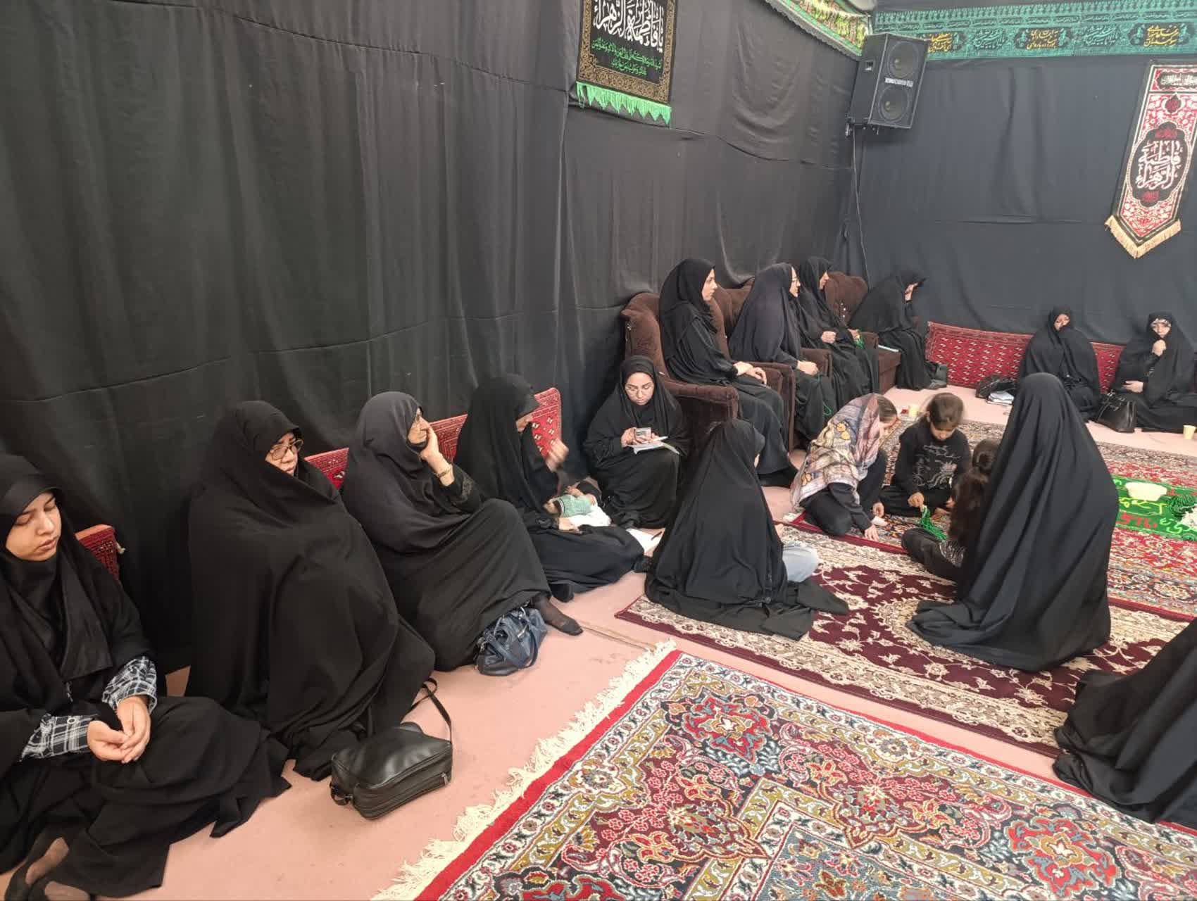 سومین روز مراسم عزاداری دهه اول محرم ویژه بانوان در بنیاد سیستان و بلوچستان