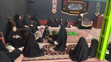 سومین روز مراسم عزاداری دهه اول محرم ویژه بانوان در بنیاد سیستان و بلوچستان