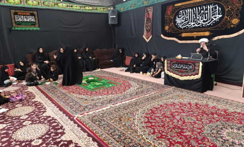 چهارمین روز مراسم عزاداری سرور و سالار شهیدان ویژه بانوان در بنیاد استان سیستان و بلوچستان