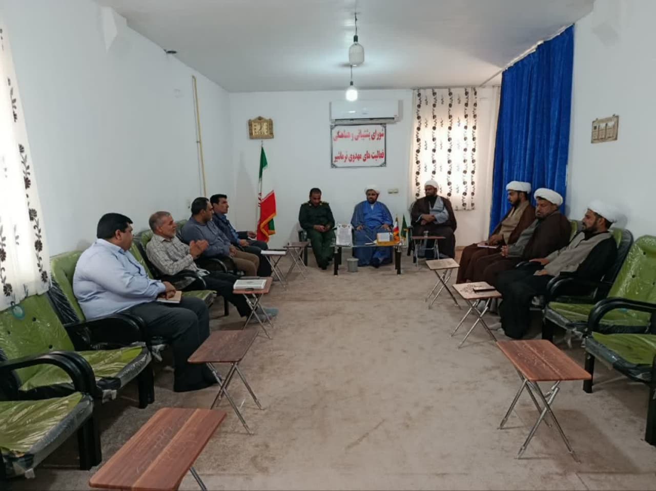 برگزاری جلسه شورای سیاستگذاری و پشتیبانی فعالیتهای مهدوی شهرستان نرماشیر