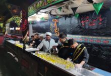 موکب یاوران حضرت مهدی موعود(عج) در کرمانشاه برپا شد