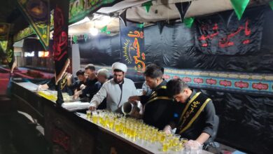 موکب یاوران حضرت مهدی موعود(عج) در کرمانشاه برپا شد