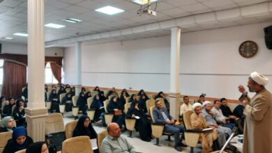 جلسه دوره تربیت مدرس مهدویت ویژه فرهنگیان در شهرستان پیشوا