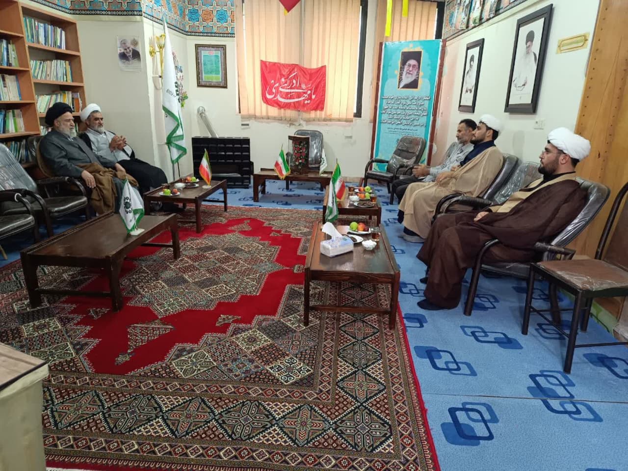 دیدار مسئول دفتر نمایندگی ولی فقیه سپاه فتح با مدیر بنیاد استان کهگیلویه و بویر احمد