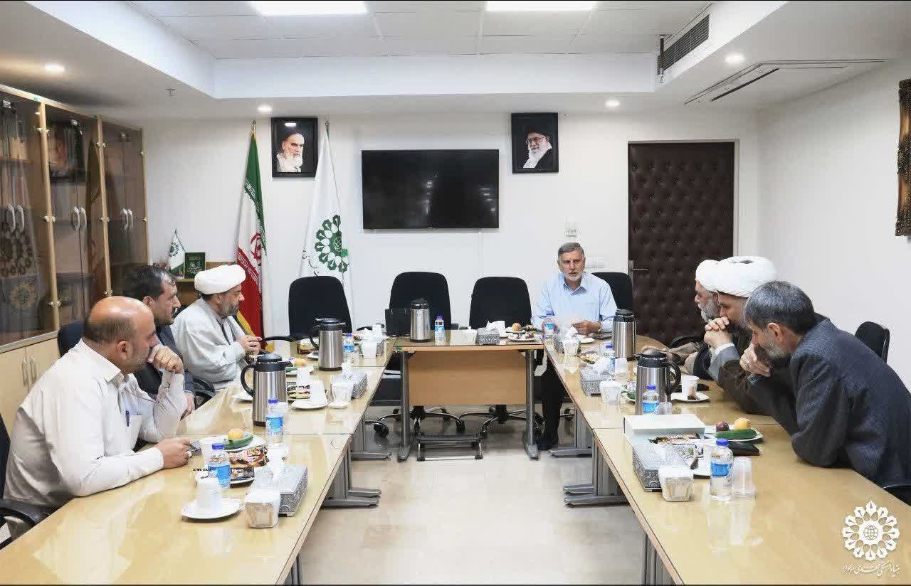 جلسه توجیهی مسئولین شهرستان های بنیاد استان تهران بمناسبت نهم ربیع الاول