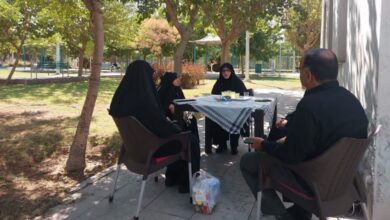 بازدید مسئول واحد خواهران بنیاد استان تهران از دفتر بنیاد در شهرری