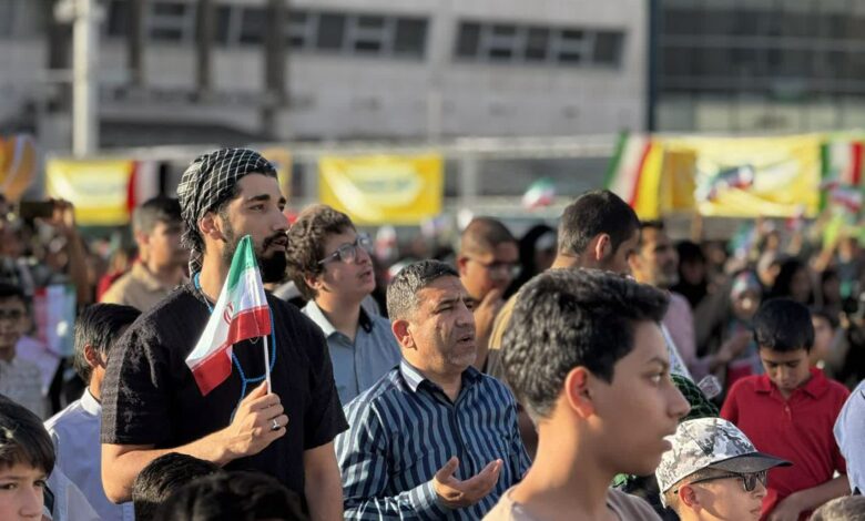 جشن مردمی عید بیعت در مشهد برگزار شد