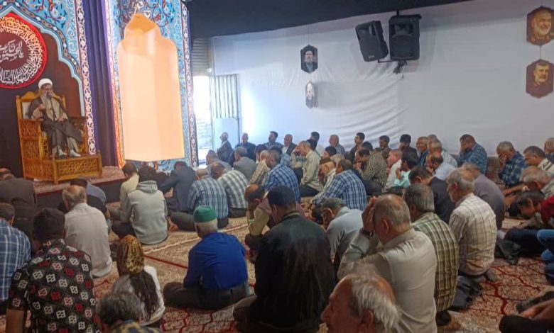 مراسم دعای ندبه و تجمیع قلوب در امامزاده شعیب علیه السلام سبزوار برگزار شد