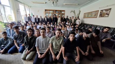 دیدار مدیر، مربیان و یاوران بنیاد استان اردبیل با نماینده ولی فقیه استان