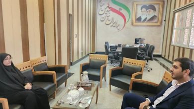 مدیر بنیاد استان هرمزگان با معاون خانواده و امور بانوان استانداری هرمزگان دیدار کرد