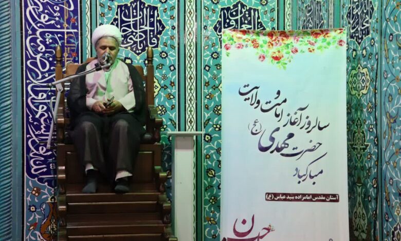 ویژه برنامه آغاز امامت حضرت ولی عصر(ع) در امامزاده سیدعباس(ع) بجنورد