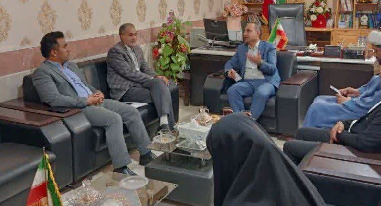 دیدار قائم مقام بنیاد سیستان و بلوچستان با فرماندار شهرستان زهک