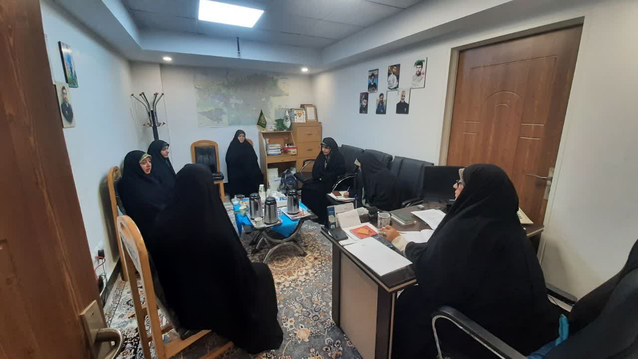 برگزاری نشست مشترک مسئول واحد خواهران و مسئولین قرارگاه‌های بنیاد فرهنگی حضرت مهدی موعود(عج) استان تهران