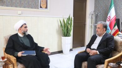 مدیر بنیاد استان قم با فرماندار شهرستان قم دیدار کرد