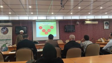 برگزاری دوره معارف مهدوی در اداره کل نوسازی مدارس کرمان