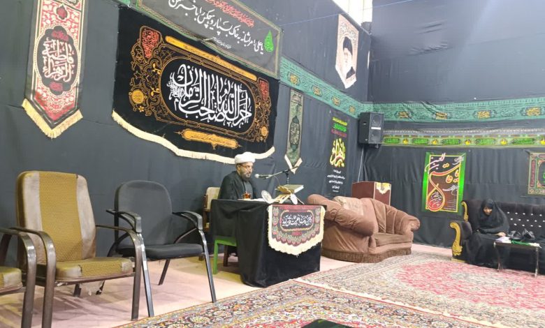 مراسم عزاداری حضرت زهرا(س) در بنیاد سیستان و بلوچستان