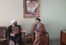 دیدار مدیر بنیاد فرهنگی حضرت مهدی موعود(عج) لرستان با امام جمعه بروجرد
