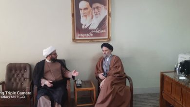 دیدار مدیر بنیاد فرهنگی حضرت مهدی موعود(عج) لرستان با امام جمعه بروجرد