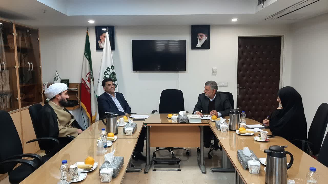 برگزاری نشست مشترک مدیر بنیاد فرهنگی حضرت مهدی موعود(عج) استان تهران و رئیس دانشگاه فرهنگیان استان تهران