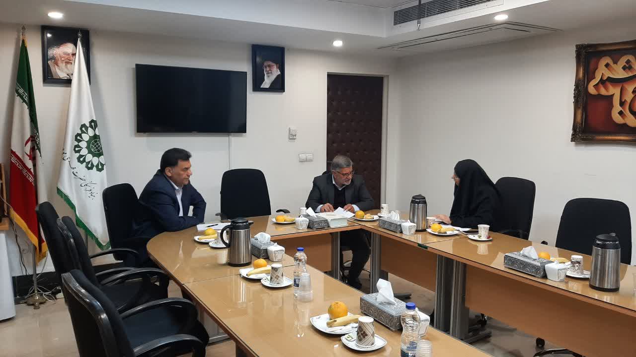 برگزاری نشست مشترک مدیر بنیاد فرهنگی حضرت مهدی موعود(عج) استان تهران و رئیس دانشگاه فرهنگیان استان تهران