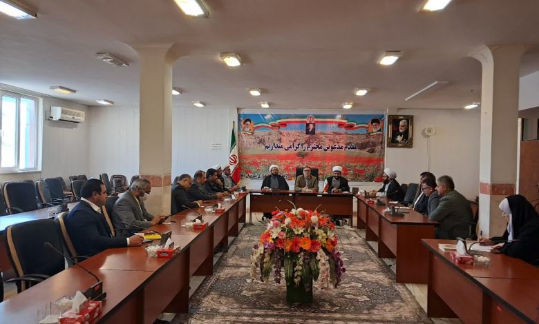 جلسه شورای سیاستگذاری و پشتیبانی فعالیتهای مهدوی در فرمانداری شهرستان دلفان
