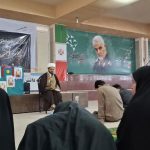 مراسم استغاثه به امام زمان(عج) در گلزار شهدای دهدشت برگزار شد