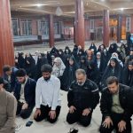 مراسم استغاثه به امام زمان(عج) در گلزار شهدای دهدشت برگزار شد