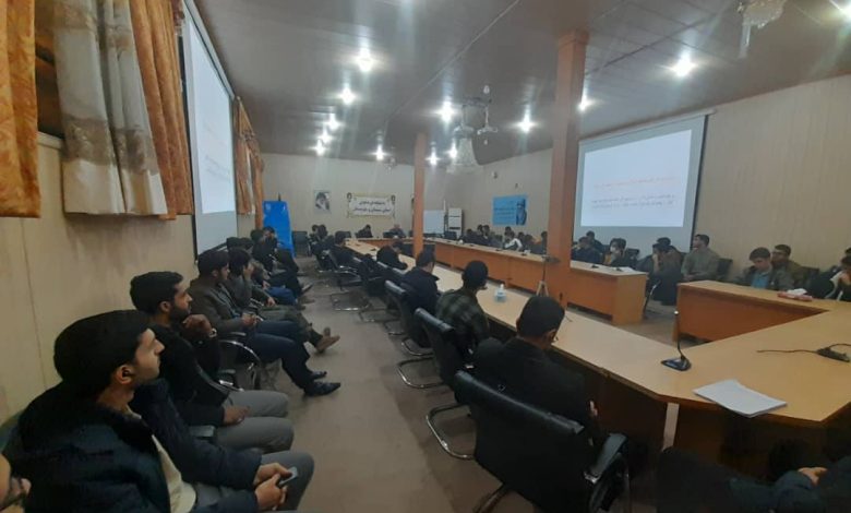 مراسم افتتاحیه طرح یاران موعود دانشجویی در پردیس شهید مطهری زاهدان