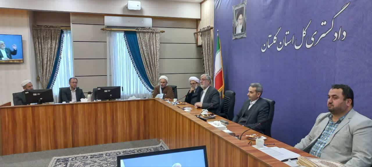  نشست فصلی رابطین مهدوی و دبیران شورای اقامه نماز اداره کل دادگستری استان گلستان برگزار شد