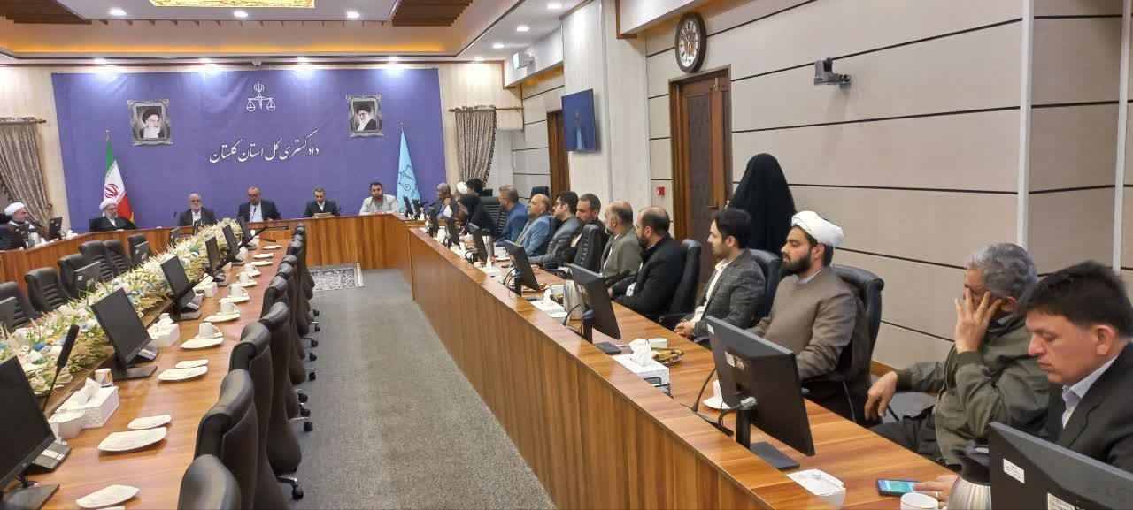  نشست فصلی رابطین مهدوی و دبیران شورای اقامه نماز اداره کل دادگستری استان گلستان برگزار شد