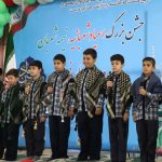 حضور مردم خرم‌آباد در جشن نیمه شعبان و سخنرانی سید احمد شاهرخی.